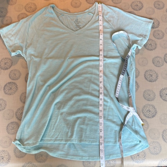 Woolx Women’s Size XL Light Blue Mia V neck Merino Wool - Picture 5 of 5